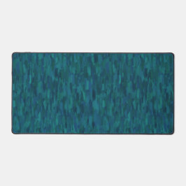 Impressionistische penseelstreken, marineblauw, tu bureaumat