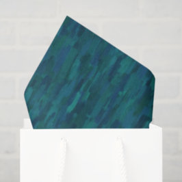 Impressionistische penseelstreken, marineblauw, tu tissuepapier