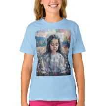 Impressionistische Portret Meisjes T-shirt