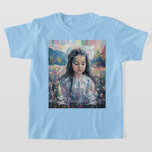 Impressionistische Portret Meisjes T-shirt (Laagn)