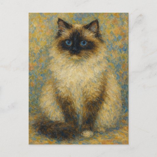 Impressionistische Ragdoll Briefkaart (Voorkant)