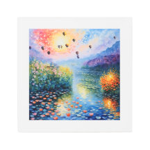 Impressionistische rivier