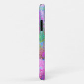 Impressionistische roze en Turquoise Abstracte tui Case-Mate iPhone Case (Achterkant/rechts)