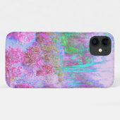 Impressionistische roze en Turquoise Abstracte tui Case-Mate iPhone Case (Achterkant (horizontaal))