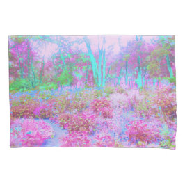 Impressionistische roze en Turquoise Abstracte tui Kussensloop