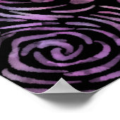 Impressionistische rozen poster (Hoek)