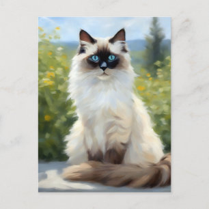 Impressionistische sereniteit De Ragdoll Briefkaart