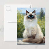 Impressionistische sereniteit De Ragdoll Briefkaart (Voorkant / Achterkant)