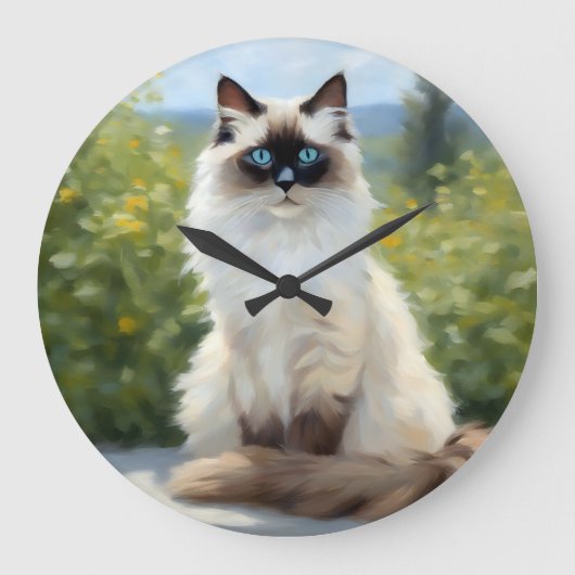 Impressionistische sereniteit De Ragdoll Grote Klok (Voorkant)