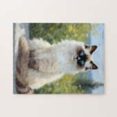 Impressionistische sereniteit De Ragdoll Legpuzzel (Horizontaal)