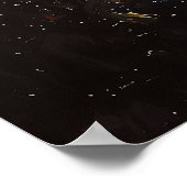 Impressionistische Sterrennacht Poster (Hoek)