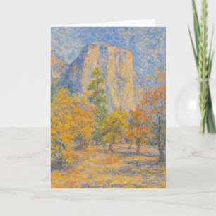 Impressionistische stijl 'El Capitan vanuit Yosemi Kaart