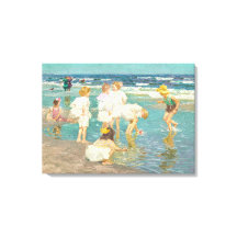 impressionistische strandscene