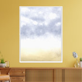 Impressionistische strandstorm canvas afdruk (Insitu (Woonkamer))