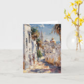 Impressionistische tegel van Tunis Kaart (Gele Bloem)