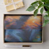 Impressionistische tropische palmboom decoupage tissuepapier (Geschenk)