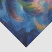 Impressionistische tropische palmboom decoupage tissuepapier (Detail)