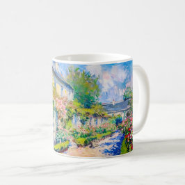 Impressionistische Tuinkunst Mok Zonnige Tuin Huis