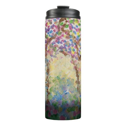 Impressionistische tumbler thermosbeker (Voorkant)