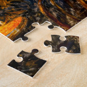 Impressionistische vintage dansbarromantiek met li legpuzzel (Zijkant)