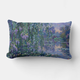 Impressionistische Waterlelies en Treurwilg Kussen