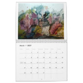 Impressionistische Waterverf Landschappen 2026 Kalender (Mar 2027)