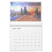 Impressionistische Waterverf Landschappen 2026 Kalender (Jan 2027)