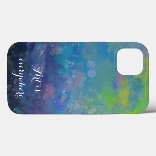 Impressionistische waterverf lievelvijver Case-Mate iPhone case (Achterkant (horizontaal))