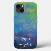 Impressionistische waterverf lievelvijver Case-Mate iPhone case (Achterkant)