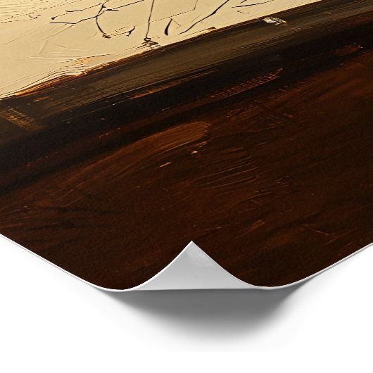 Impressionistische wetenschapper in een  laborator poster (Hoek)