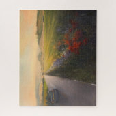 Impressionistische wilde bloemen Landenverf Legpuzzel (Verticaal)