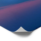 Impressionistische Zonsondergang vanaf de Zee Post Poster (Hoek)