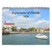 Impressions of Florida 2026 Calendar Kalender (Hoes)