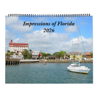 Impressions of Florida 2026 Calendar Kalender