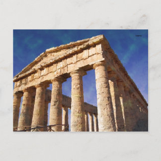 Impressitaly Segesta Temple Briefkaart