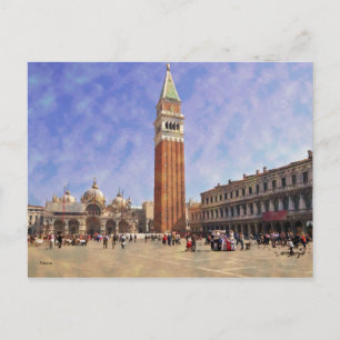 Impressitaly Venezia Piazza San Marco Briefkaart