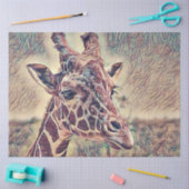 Impressivet Animal - Giraffe Tissuepapier (Craft)