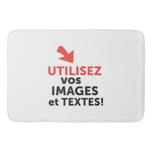 Imprimer vos conceptions en ligne en français badmat (Voorkant)