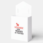 Imprimer vos conceptions en ligne en français bedankdoosjes (Geopend)