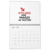 Imprimer vos conceptions en ligne en français kalender (Feb 2027)