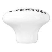 Imprimer vos conceptions en ligne en français keramische knop (Zijkant)