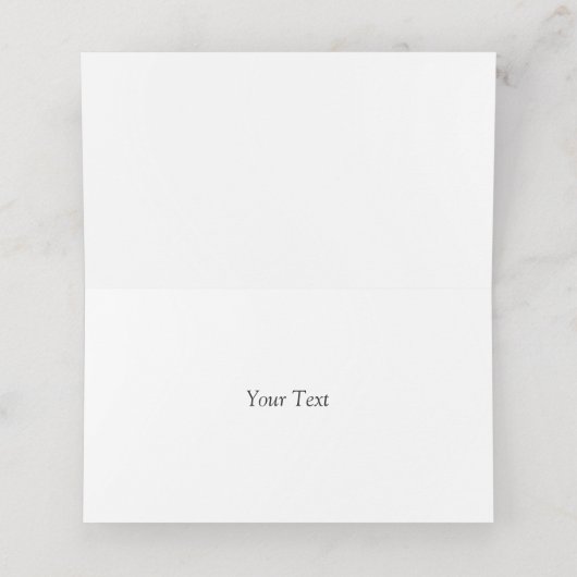 Imprimer vos conceptions en ligne en français plaatskaartje (Binnenkant ongevouwen)