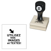 Imprimer vos conceptions en ligne en français rubberstempel (Gestempeld)