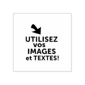 Imprimer vos conceptions en ligne en français rubberstempel (Afrduk)