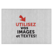 Imprimer vos conceptions en ligne en français snijplank (Voorkant)