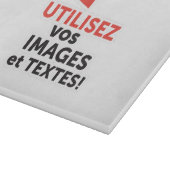 Imprimer vos conceptions en ligne en français snijplank (Hoek)