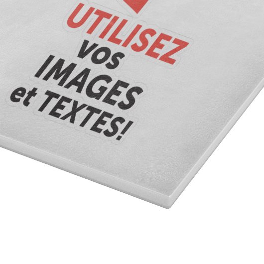 Imprimer vos conceptions en ligne en français snijplank (Hoek)