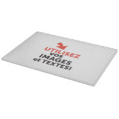 Imprimer vos conceptions en ligne en français snijplank (Hoek)