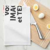 Imprimer vos conceptions en ligne en français theedoek (Quarter Fold)