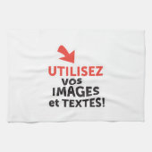 Imprimer vos conceptions en ligne en français theedoek (Horizontaal)